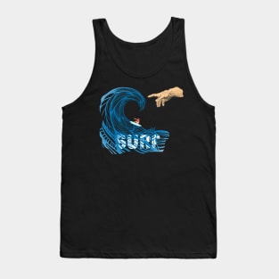 Surf Creation Michelangelo Big Blue Wave Tank Top